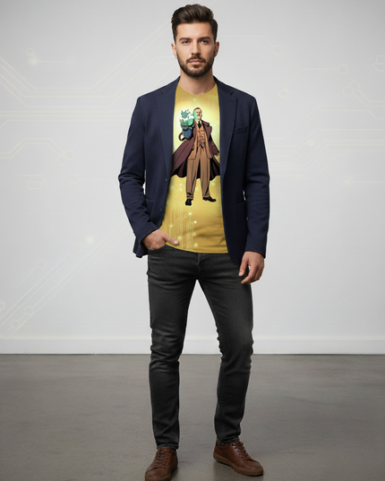 Model z koszulką Jana Czochralskiego